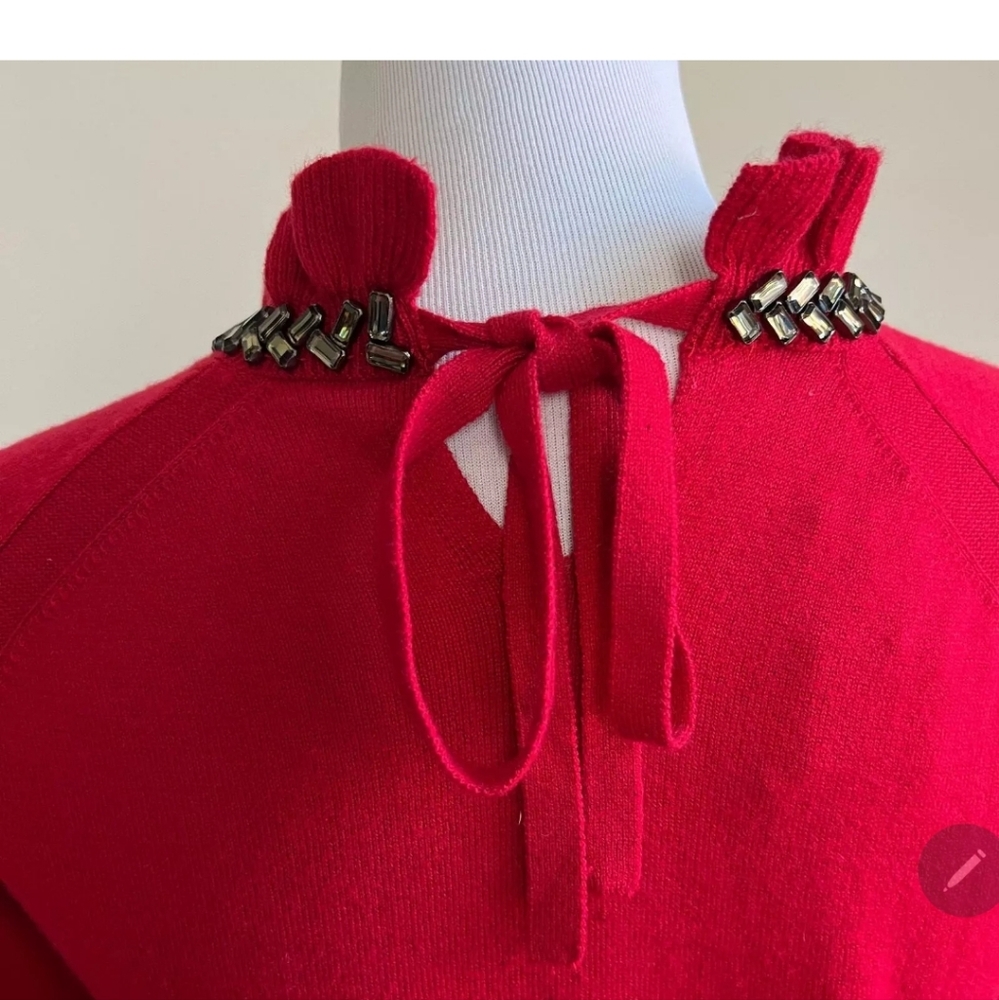 Talbots Ruffle Embellished Sweater Small - Picture 11 of 16